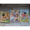 Houten puzzels met Afrikaans popje, set van 3