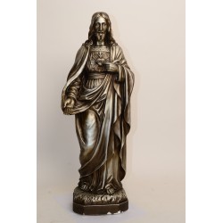 Beeld Jezus met Heilig Hart door Balestra (61 cm)