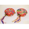 Blikken speelgoed Betty Boop tamboerijn en balletdanser, set van 2