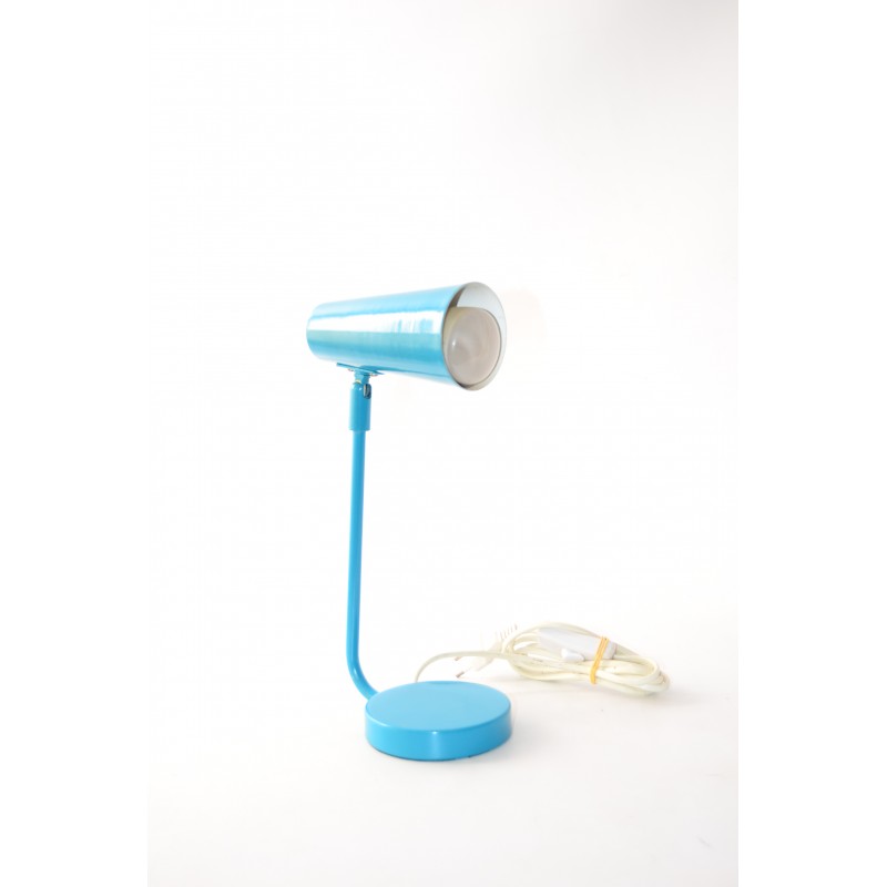 Bureaulamp blauw - Slank design