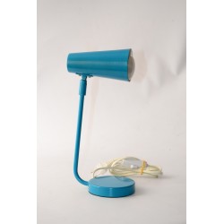 Bureaulamp blauw - Slank design