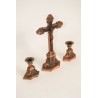 Kandelaars met crucifix