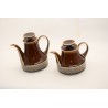 Koffiepot en theepot, vintage keramiek (Set van 2 )