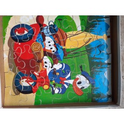 Set van 2 oude Disney puzzels van hout