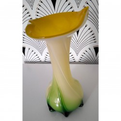 Murano glas Calla Lily vaasje.