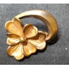 Vintage goudkleurige broche