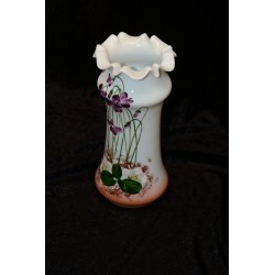 Vaas opaline art nouveau bloemen