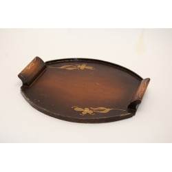 Serveerblad hout antiek