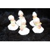 Beeldjes van Napco Japan (5 stuks)