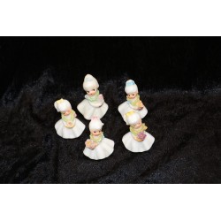 Beeldjes van Napco Japan (5 stuks)