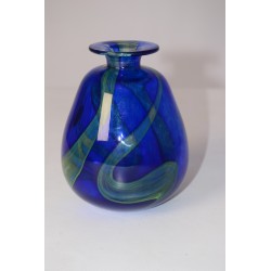 Vaas Mtarfa Maltees glas mauveyblauw