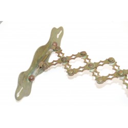 Schaarlamp antieke kandelaar van koper