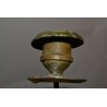 Schaarlamp antieke kandelaar van koper