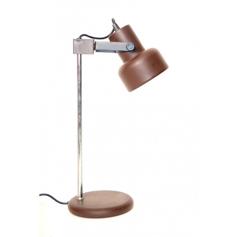 Bureaulamp bruin verstelbaar
