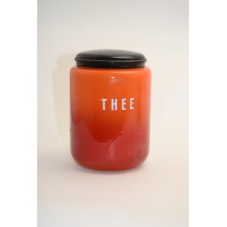 Theebus DRU oranje emaille