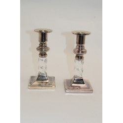 Kandelaar met lucite en...