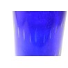 Vaas van kobalt blauw glas met luchtbellen