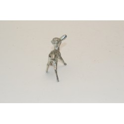Beeldje Bambi van tin (miniatuur)