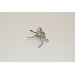 Beeldje Bambi van tin (miniatuur)