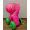 Trekfiguur roze kat