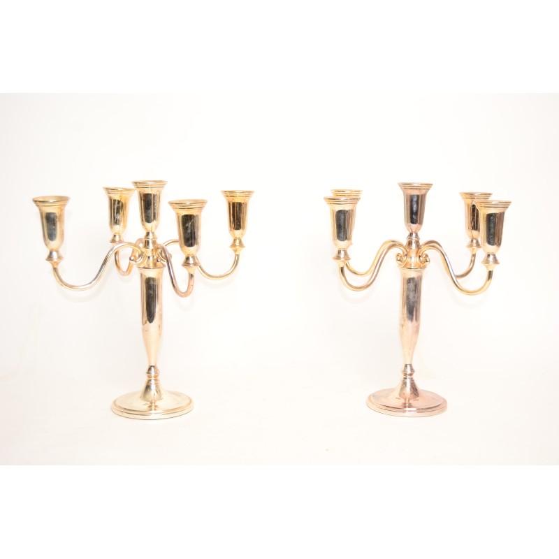 Kandelaar 5-armig, set van 2