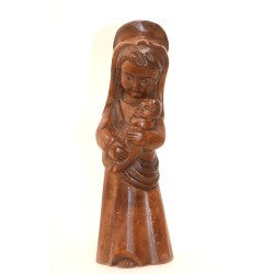 Maria (23 cm) van hout