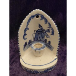 Wandkandelaar, Delfts Blauw