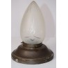 Lamp Art Deco geslepen glas
