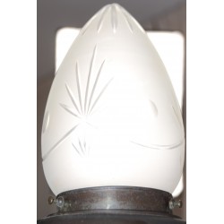 Lamp Art Deco geslepen glas